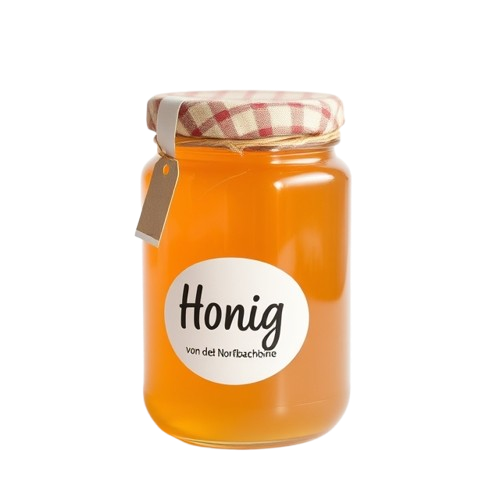 Ein Honigglas zur visualisierung der Produktkategorie Honig